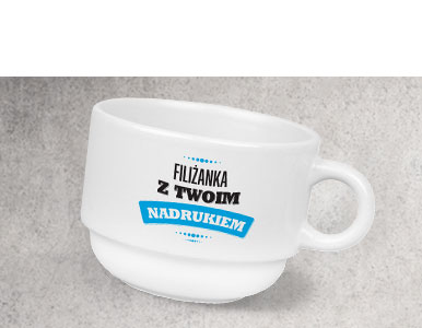 Foto Kubek reklamowy Filiżanka z własnym dowolnym nadrukiem, z logo, ze zdjęciem